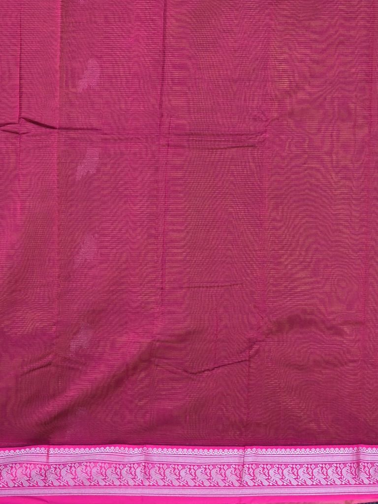 Mangalagiri pattu saree parrot green color allover zari weaves & zari border with rich pallu and plain contrast blouse