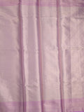 Kota tissue fancy saree pastel yellow color allover zari weaves & zari border with rich pallu and contrast tissue blouse