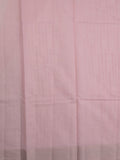 Kota tissue fancy saree baby pink color allover embroidery & zari border with short pallu and plain self blouse