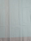 Kota tissue fancy saree pastel blue color allover embroidery & zari border with short pallu and plain self blouse