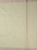Kota tissue fancy saree light pista green color allover embroidery & zari border with short pallu and plain self blouse