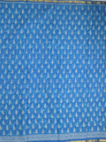Saree sky blue color
