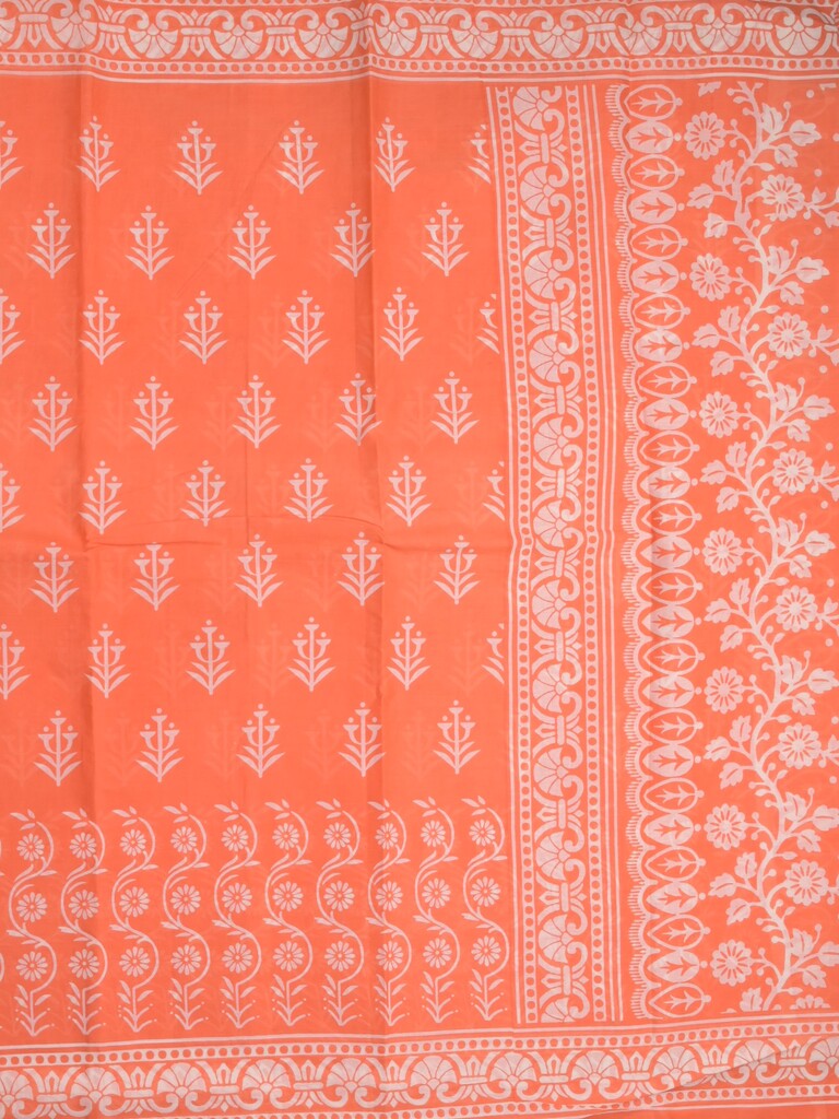 Saree orange color