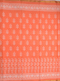 Saree orange color