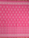 Saree pink color