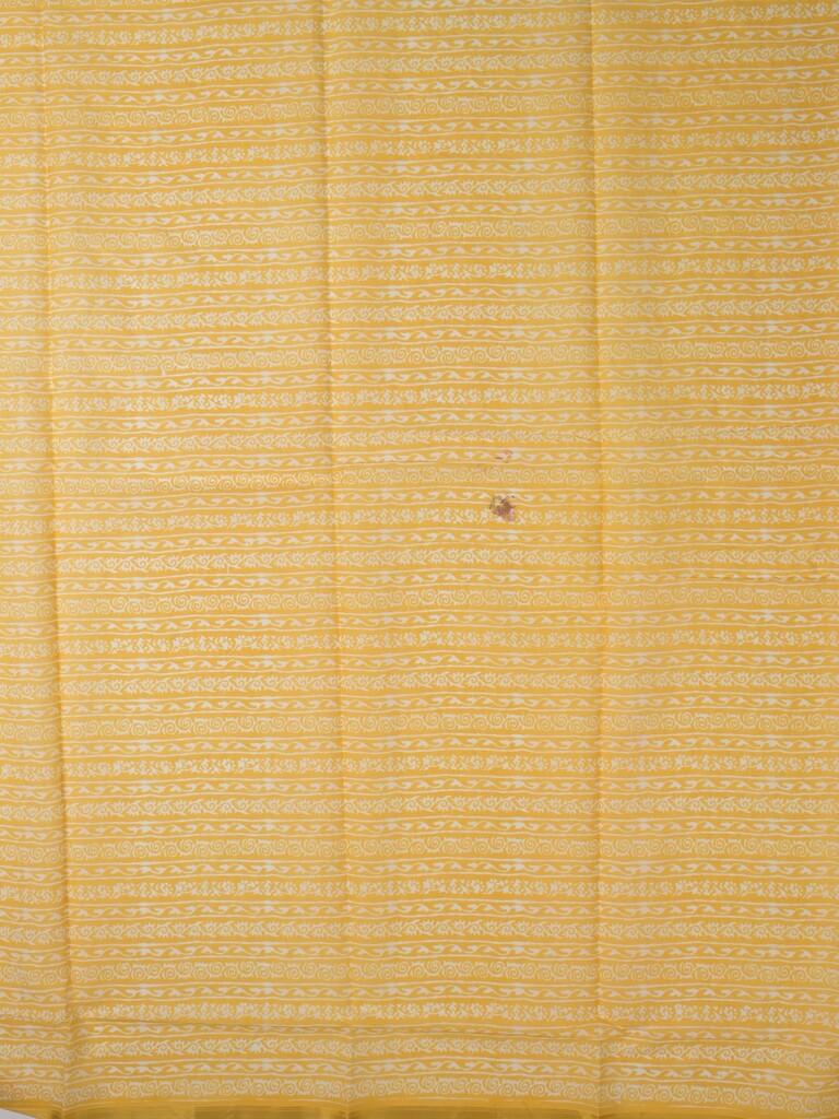 Saree golden yellow color