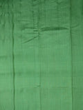 Raw mango pattu saree pista green color allover zari weaves & zari border with short pallu and plain self blouse