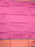Venkatagiri cotton saree purple color allover motifs & zari border with zari stripes pallu
