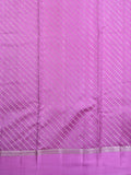 Raw mango pattu saree lavender color allover zari motifs & small kaddi border with short pallu and attached blouse