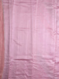 Raw mango pattu saree light lavender color allover zari weaves & zari border with rich pallu and attached plain blouse