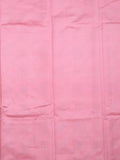 Raw mango pattu saree baby pink color allover zari weaves & zari border with rich pallu and attached plain blouse