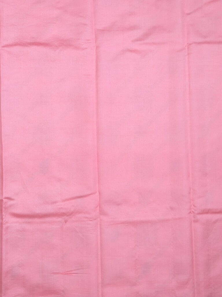 Raw mango pattu saree baby pink color allover zari weaves & zari border with rich pallu and attached plain blouse