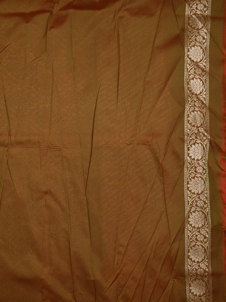 Banaras pattu saree mustard yellow color allover zari stripes & zari weaving border with rich pallu and contrast plain blouse