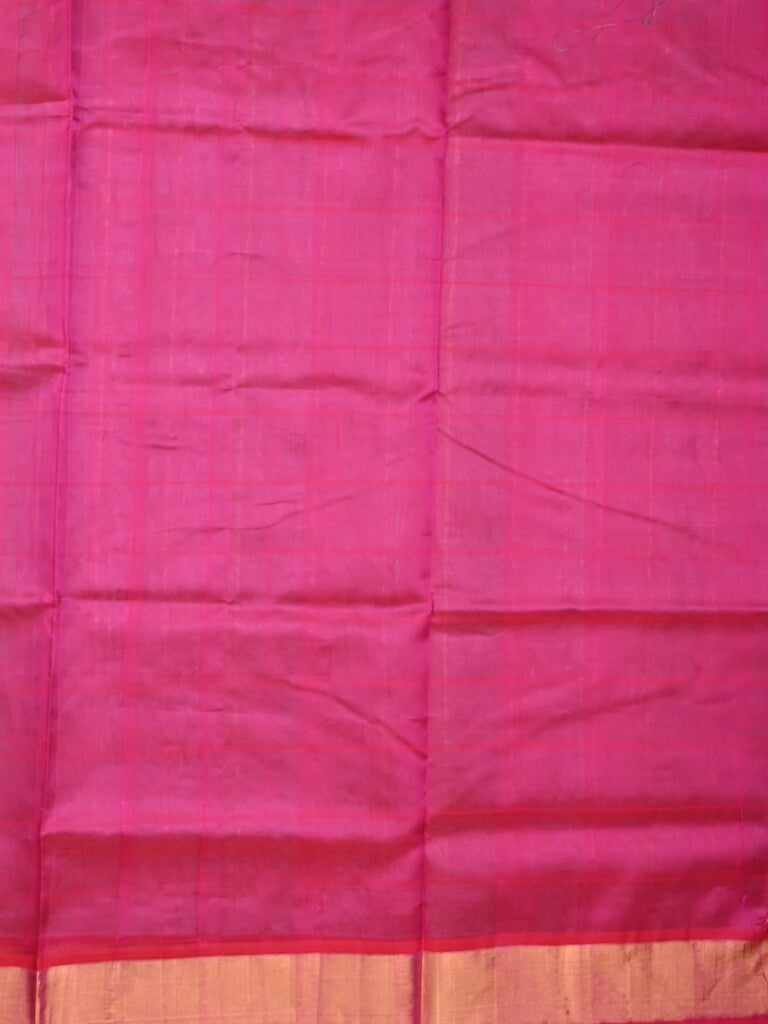 Uppada seiko pattu saree grey color allover zari motifs & kaddi border with contrast zari pallu and attached plain blouse