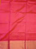 Uppada seiko pattu saree golden yellow color allover zari motifs & kaddi border with zari contrast pallu and attached plain blouse