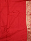 Banaras fancy saree half white color allover zari motifs & zari contrast border with rich pallu and plain blouse