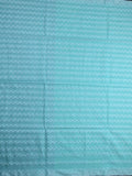 Khadi cotton saree light blue color allover weaves with contrast pallu and contrast blouse