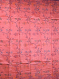 Fancy pattu saree baby pink color allover weaves & small border with self pallu and attached blouse