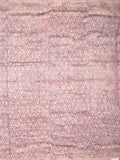 Maheshwari fancy saree onion pink color allover prints & zari border with short pallu and attached printed blouse
