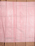 Pure silk kota fancy saree dark maroon color allover zari motifs & zari border with short zari pallu and attached plain blouse