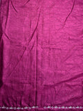 Organza crush fancy saree light purple color allover embroidery & fancy embroidery border with running pallu and contrast blouse