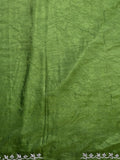 Organza crush fancy saree light pista green color allover embroidery & fancy embroidery border with running pallu and contrast blouse