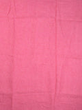 Jute lenin fancy saree rose pink color allover embroidery butis & embroidery border with running pallu and plan self blouse