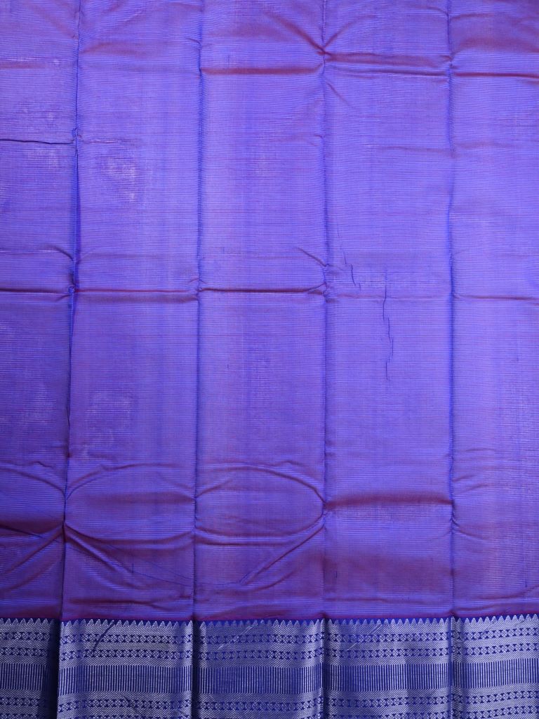 Mangalagiri fancy saree golden yellow color allover plain & kanchi border with striped pallu and plain blouse