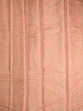 Chanderi fancy saree peach color allover zari weaves & zari border with brocade pallu and brocade blouse