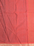Dhaka cotton saree mustard yellow color allover plain & zari border with contrast plain pallu and plain blouse