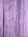 Raw mango silk fancy saree violet color allover zari weaves & zari border with short brocade pallu and brocade blouse