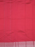 Mangalagiri pattu saree pink color allover zari checks & zari border with striped pallu and plain blouse