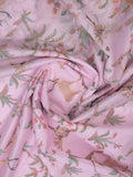 Kota fancy saree light purple color allover weaves & fancy border with running pallu and attached blouse