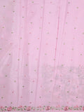 Kota fancy saree light purple color allover weaves & fancy border with running pallu and attached blouse