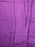 Tussar fancy saree light purple color allover prints & printed border with short pallu and attached plain blouse