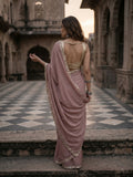 Dola tissue saree for women | Pink | Party wear | Cutwork border