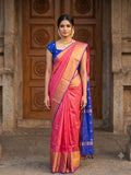 Uppada pattu saree for women | Royal blue | allover zari motifs | party wear