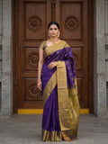 Uppada pattu saree for women | Royal blue | allover zari motifs | party wear
