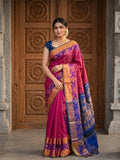 Uppada pattu saree for women | Royal blue | allover zari motifs | party wear