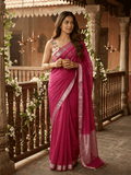 Rocket saree Mangalagiri silk saree in lavender color