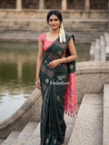 Dupion fancy saree for women | rust orange | allover weaves | party wear