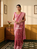 Banaras patola fancy saree for women | royal blue | zari border | party wear