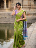 Dupion fancy saree for women | rust orange | allover weaves | party wear