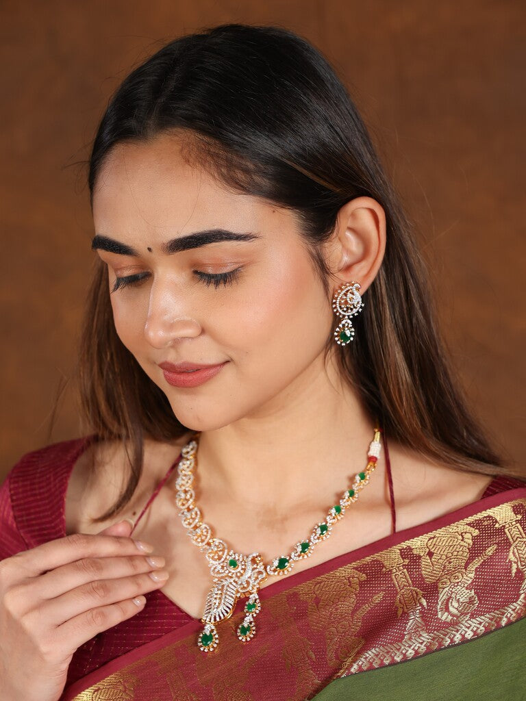 Pen kalamkari pattu saree olive green color with contrast zari border and printed pallu & attached blouse