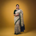 Maheshwari Silk Saree for Women | White | Party Wear | Digital Print