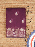 Chanderi fancy saree for women | Black | Zari border | Party wear