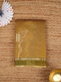 Chanderi tissue saree for women | Pink | Party wear | Zari border