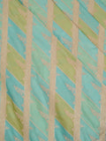 Banaras pattu saree pastel blue color allover zari weaves & zari border with rich pallu and attached plain blouse
