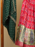 Pink dola silk allover weaving lehenga set with dupatta | Ready to wear