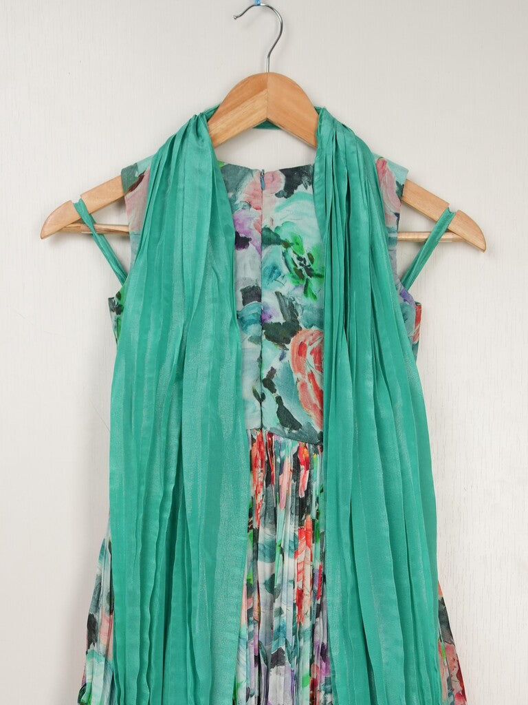 Chinnon green floral sharara set for kids | Pretty party & festive outfit